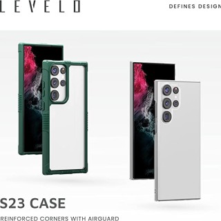 قاب شفاف ضد لغزش و  ضد ضربه برای سامسونگ اس 23 اولترا مدل Clara Hybrid for S23 Ultra