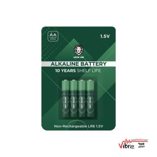 باتری قلمی آلکالاین گرین لاین مدل Green Lion Long-Lasting 1.5V Alkaline Battery