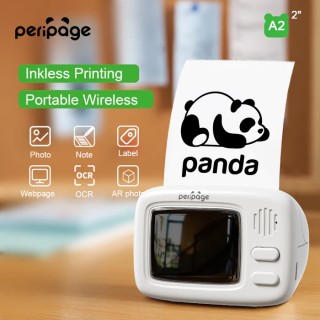 پرینتر کوچک و قابل حمل لیبل زن مدل PeriPage A2 Portable Thermal Printer