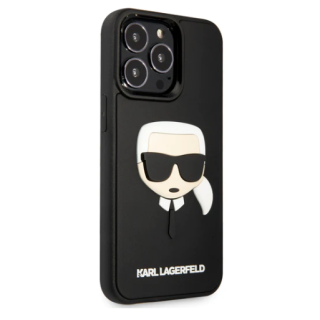 قاب گوشی سیلیکونی  3D کارل لاگرفلد مدل IPHONE 14 PRO MAX - PC/TPU  3D RUBBER CASE KARL LAGERFELD HEAD