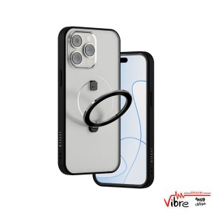 قاب شفاف مگ سیف رینگو آیفون 14 پرومکس مدل MagSafe Ringo Multi-Functional Kickstand Case