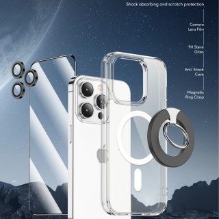 پک 4 عددی محافظ کامل آیفون 14 پرو گرین لاین مدل Green 4 in 1 360° Protection Pack Iphone 14 pro