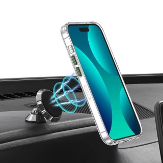 قاب شفاف و دارای استند مگنتی گرین مدل Green Lion Series 9 Clear Case iPhone 14 ProMax