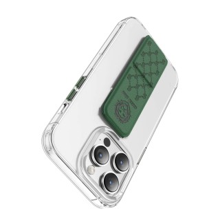 قاب شفاف و دارای استند مگنتی گرین مدل Green Lion Series 9 Clear Case iPhone 14 ProMax