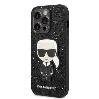 قاب گوشی شاین کارل لاگرفلد مناسب آیفون 14 پرومکس مدل IPHONE 14 PRO MAX - PC/TPU  GLITTER FLAKES CASE
