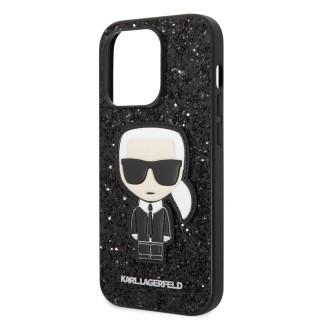 قاب گوشی شاین کارل لاگرفلد مناسب آیفون 14 پرومکس مدل IPHONE 14 PRO MAX - PC/TPU  GLITTER FLAKES CASE