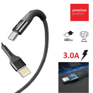 کابل شارژ و مبدل usb به تایپ سی دوطرفه بریو با طول 1.2 متر مدل Double sided USB to Type-C BDC-018