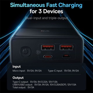 پاوربانک 22.5 وات 20000mAh بیسوس مدل Baseus Star-Lord Digital Display Fast Charge