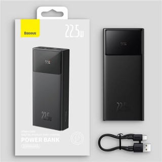 پاوربانک 22.5 وات 20000mAh بیسوس مدل Baseus Star-Lord Digital Display Fast Charge