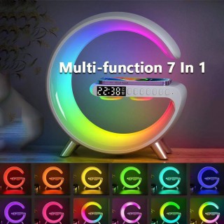 شارژر وایرلس و چراغ خواب دارای 16 میلیون رنگ  RGB مدل  Smart Light