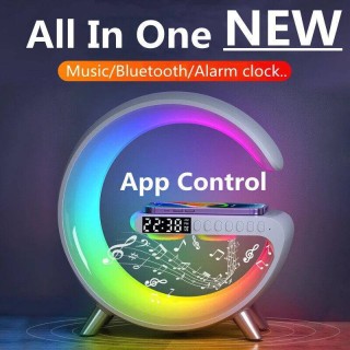 شارژر وایرلس و چراغ خواب دارای 16 میلیون رنگ  RGB مدل  Smart Light