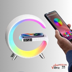 شارژر وایرلس و چراغ خواب دارای 16 میلیون رنگ  RGB مدل  Smart Light