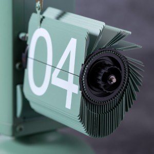 ساعت رومیزی ورقه ای فلیپ طراحی رترو مدل Flip clock