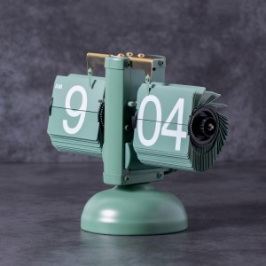 ساعت رومیزی ورقه ای فلیپ طراحی رترو مدل Flip clock