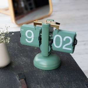 ساعت رومیزی ورقه ای فلیپ طراحی رترو مدل Flip clock