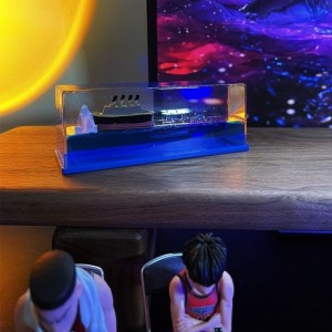 دکوراتیو بطری کشتی شناور