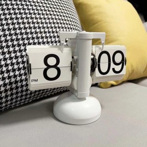ساعت رومیزی ورقه ای فلیپ طراحی رترو مدل Flip clock