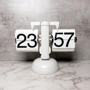 ساعت رومیزی ورقه ای فلیپ طراحی رترو مدل Flip clock