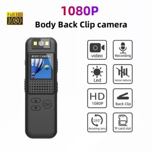 دوربین گیره ای مخصوص فیلم برداری همراه مدل  video recorder mini body camera CS08