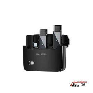 میکروفن یقه ای بیسیم گوشی موبایل تایپ سی  مدل Green Lion 2 in 1 Digital Display Microphone