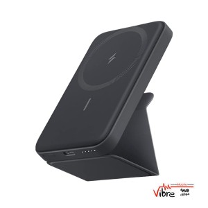 پاوربانک و استند تاشو مگنتی انکر مدل Anker Magnetic Battery (MagGo), 5000 mAh Foldable Magnetic