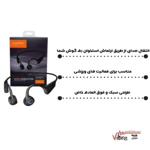 هدست بی سیم دور گردن پرودو مدل Porodo Soundtec Bone Conduction Headphones