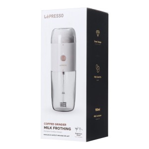آسیاب و فوم ساز شیر لپرسو مدل LePresso 2 in 1 Coffee Grinder and Milk Frothing