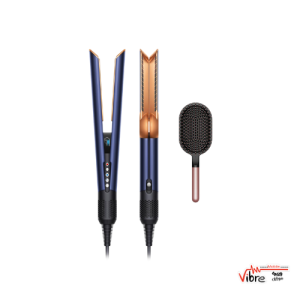 سشوار و صاف‌کننده مو دایسون مدل Dyson Airstrait HT01-Prussian Blue/Rich Copper (سورمه‌ای/مسی)