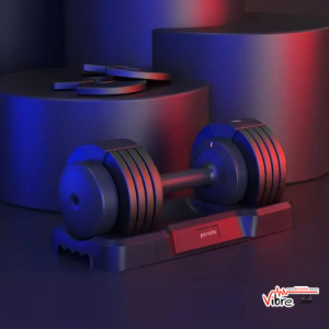 خرید دمبل هوشمند قابل تنظیم تکی  Porodo 55 LB Single Adjustable Smart Dumbbell