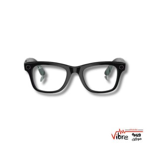 عینک دوربین دار ریبن متا مدل Ray-Ban Meta – Wayfarer (Standard) Smart Glasses – Shiny Black, Polarized Gradient Clear