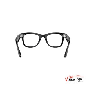 عینک دوربین دار ریبن متا مدل Ray-Ban Meta – Wayfarer (Standard) Smart Glasses – Shiny Black, Polarized Gradient Clear