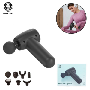 ماساژور تفنگی گرین لاین مدل Green Lion Prime Massage Gun GN7IN1MGUNBK