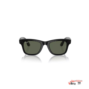 عینک دوربین دار ریبن متا مدل Ray-Ban Meta – Wayfarer (Standard) Smart Glasses –Shiny, Polarized Gradient Green