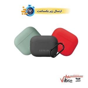 کیس مخصوص هیبریدی محافظ ایرپاد 3 مدل Levelo Gorra Hybrid Silicone Case For Airpods 3