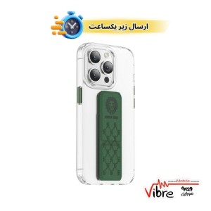 قاب شفاف و دارای استند مگنتی گرین مدل Green Lion Series 9 Clear Case iPhone 14 ProMax