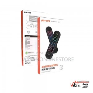 ماوس بی سیم و مینی کیبورد پرودو Porodo Air Mouse Remote Mini Keyboard