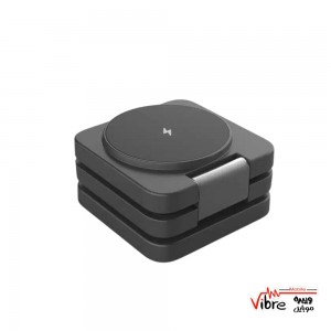 شارژر وایرلس تاشو سه کاره پرودو مدل Porodo 3in1 Magsafe Wireless Foldable Fast Charger 15W