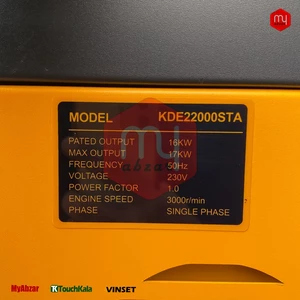 دیزل ژنراتور کواکس 22 کاوا سایلنت مدل KDE22000STA ریموت استارت