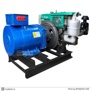 دیزل ژنراتور 25 کاوا (20 کیلو وات) با موتور LUX 35HP