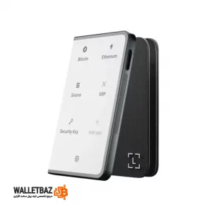 کیف پول سخت افزاری لجر استکس Ledger Stax سری 2026 به همراه کیف اورجیتال مگنتی  و کلید ریکاوری لجر (Ledger Recovery Key)