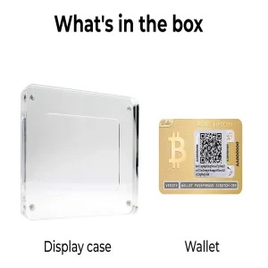 کیف پول سخت افزاری بَلِت با روکش طلای 24عیار مدل Ballet Real Bitcoin