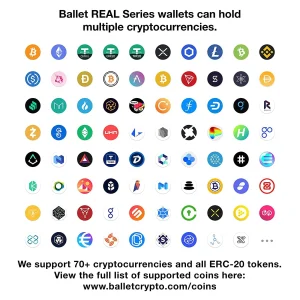 کیف پول سخت افزاری بَلِت با روکش طلای 24عیار مدل Ballet Real Bitcoin