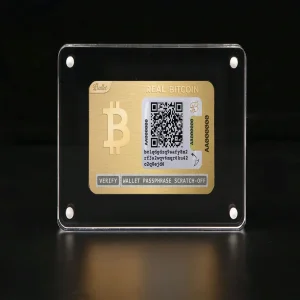 کیف پول سخت افزاری بَلِت با روکش طلای 24عیار مدل Ballet Real Bitcoin