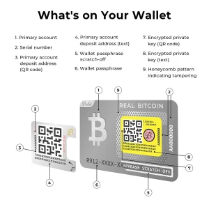 کیف پول سخت افزاری بَلِت با روکش طلای 24عیار مدل Ballet Real Bitcoin
