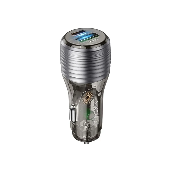شارژر فندکی شفاف فست‌شارژ نکسا مدل R230توان 48W