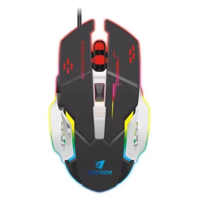 ماوس مخصوص بازی جرتک (Jertech) مدل JR810 ENERGY | دقت 4800 DPI، نورپردازی RGB