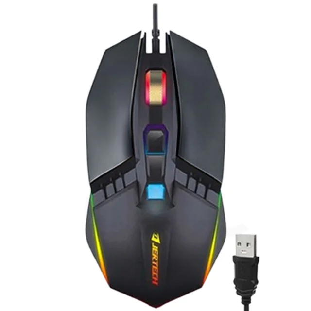 ماوس مخصوص بازی جرتک (Jertech) مدل RUMBLE JR800 | کف فلزی، 4800 DPI