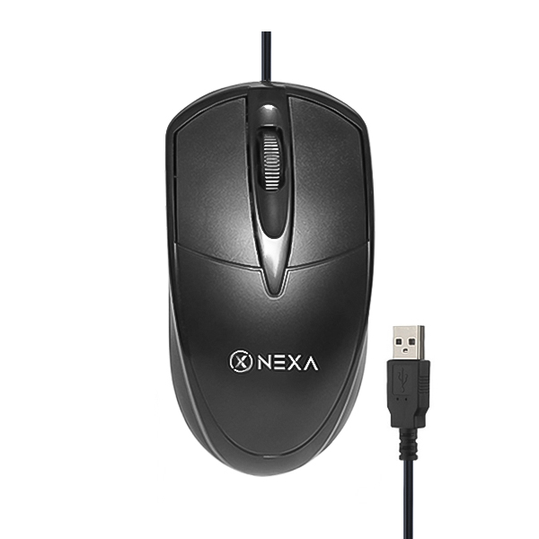 ماوس سیم‌دار اپتیکال نکسوس (NEXA) مدل M11 رنگ مشکی