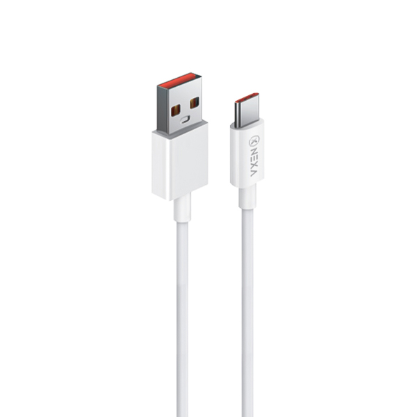 کابل شارژ سریع تایپ سی (USB به Type-C) نکسا مدل L10 خروجی 6 آمپر (طول 1 متر)