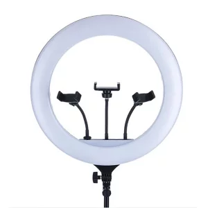 رینگ لایت 18 اینچی مدل YQ-460B با نور قابل تنظیم و ریموت کنترل